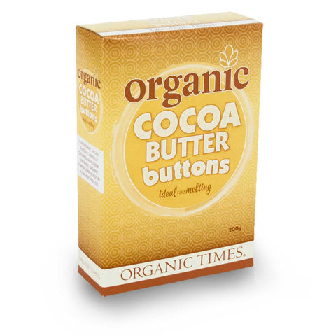 Organic Times Cacao Butter Buttons 200g