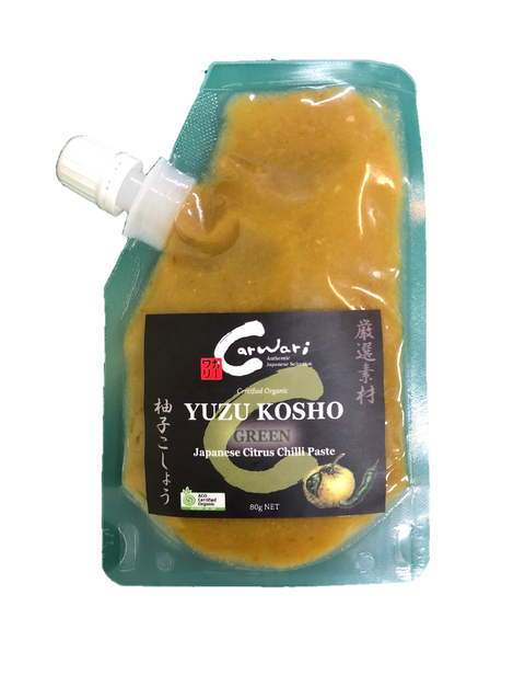 Carwari Organic Yuzu Kosho Green 80g