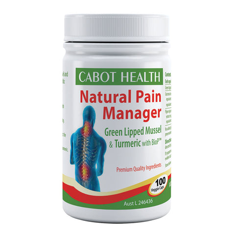 Cabot Health Natural Pain Manager 100 Capsules