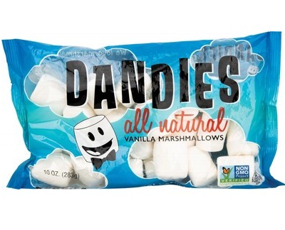 Dandies All Natural Vanilla Vegan Gelatin Free Marshmallow 283g