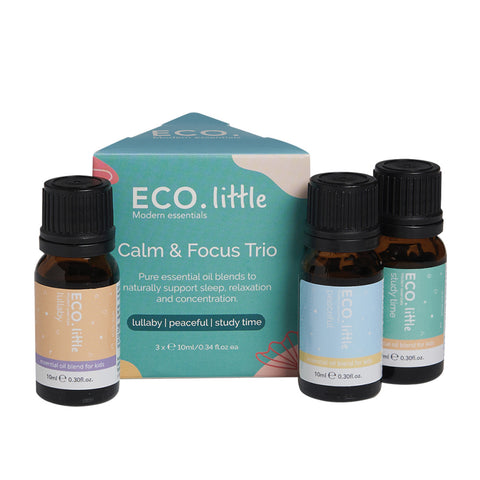 Eco Modern Essentials Little Essential Oil Trio Calm & Focus 10ml x 3 Pack