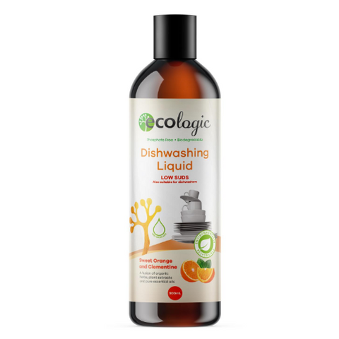 Ecologic Dishwash Liquid Sweet Orange & Clementine 500ml