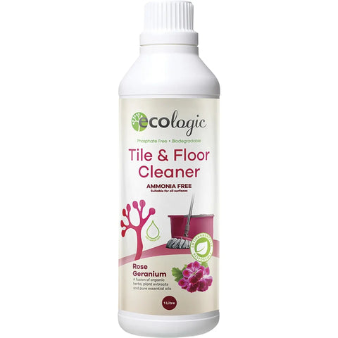 Ecologic Tile & Floor Cleaner Rose Geranium 1L