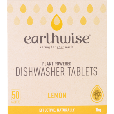 Earthwise Lemon Dishwasher Tablets 50 Tablets 1kg