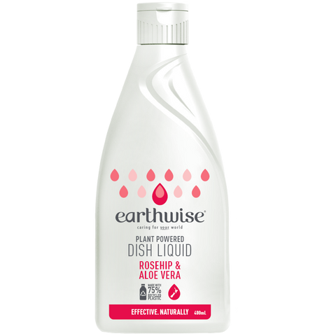 Earthwise Dish Liquid Rosehip & Aloe Vera 400ml