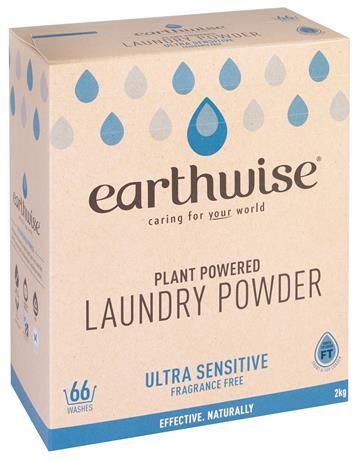 Earthwise Laundry Powder Fragrance Free 2kg