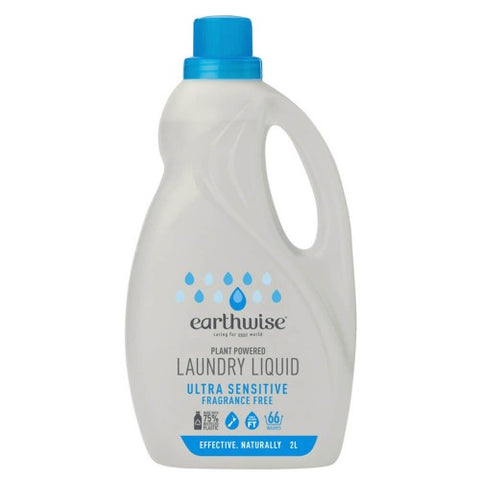 Earthwise Laundry Liquid Fragrance Free 2L
