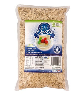 Gloriously Free Uncontaminated Organic Oats 1kg