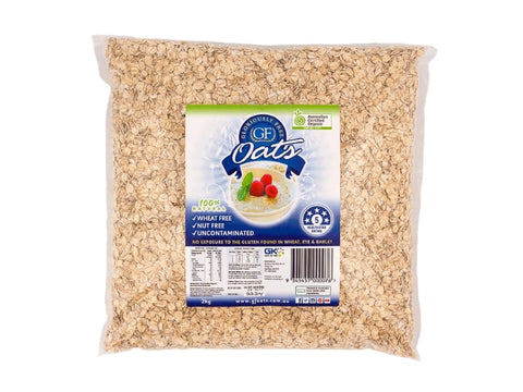 Gloriously Free Uncontaminated Organic Oats 2kg