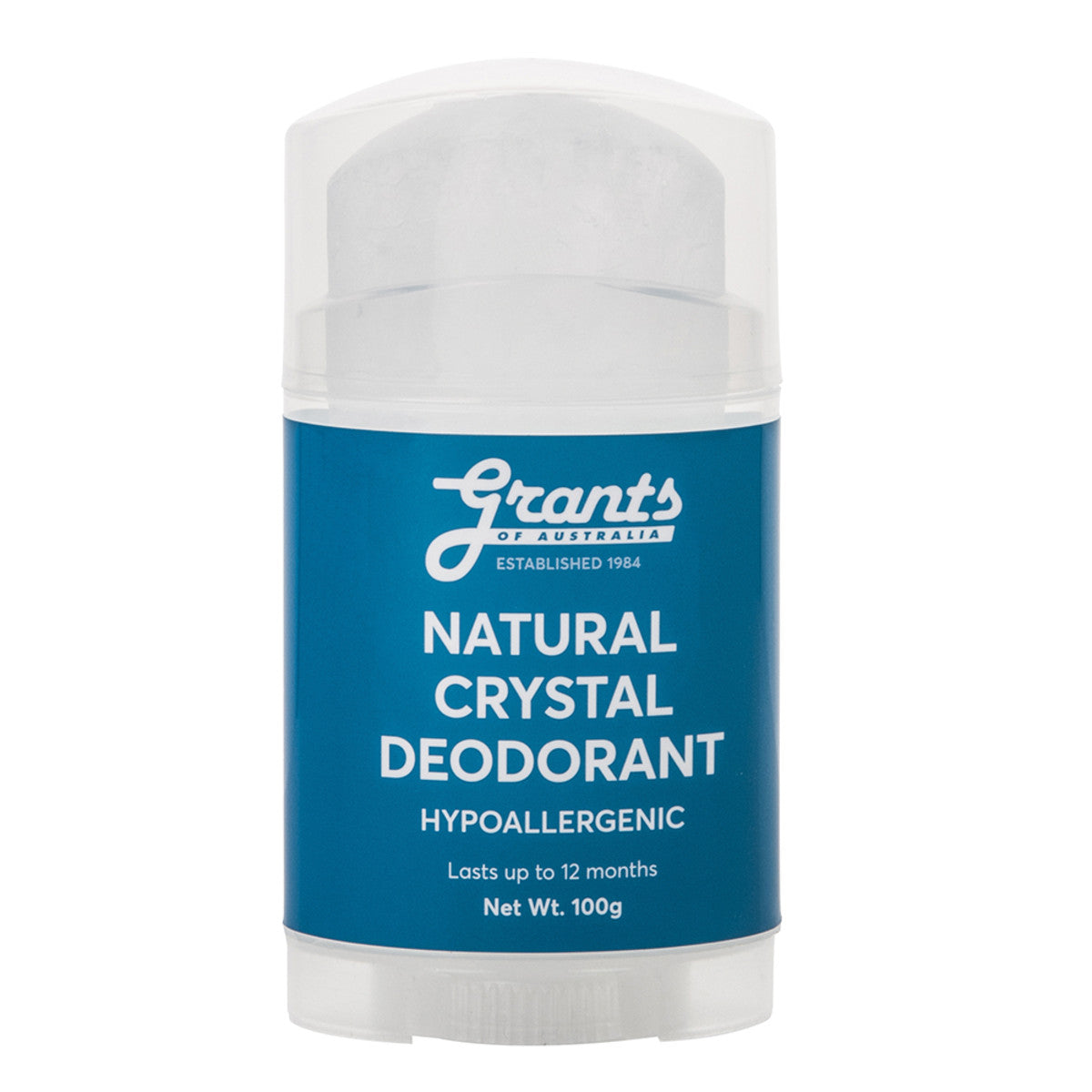Grants Of Australia Crystal Deodorant Natural Stick 100g