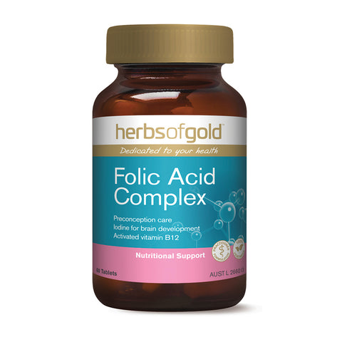 Herbs of Gold Folic Acid Complex 60 tablets