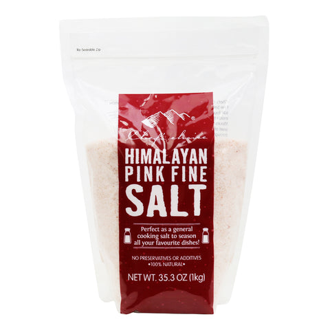 Chef's Choice Himalayan Pink Rock Salt Fine 1kg