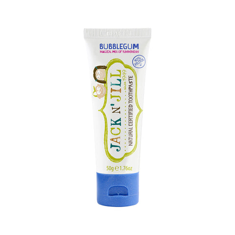 Jack N' Jill Children's Natural Toothpaste with Calendula Bubblegum (Fluoride Free) 3x50g pack