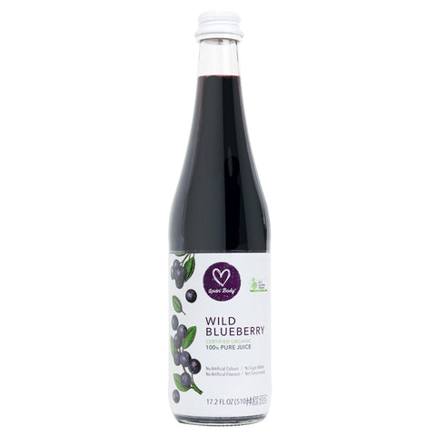 Lovin’ Body Certified Organic Wild Blueberry 100% Pure Juice 510mL CLEARANCE