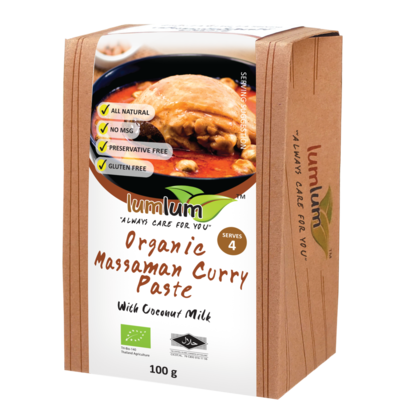 Lum Lum Organic Massaman Curry Paste 100g