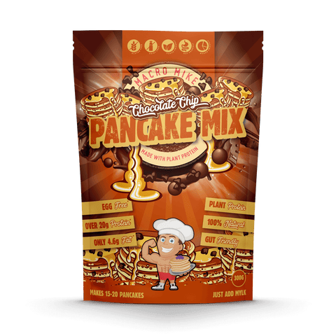 Macro Mike Almond Protein Pancake Baking Mix Chocolate Chip 300g