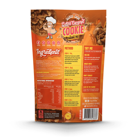 Macro Mike Cookie Baking Mix - Almond Protein Salted Caramel 300g