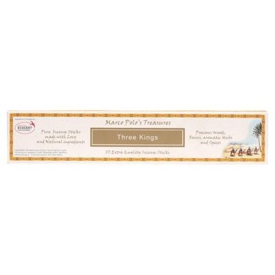 Marco Polo's Treasures Incense Sticks Three Kings- 10 Pack