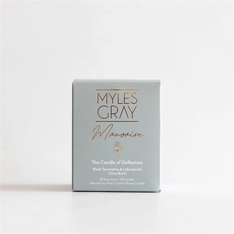 Myles Gray Crystal Infused Soy Candle - Mini Citrus Burst 100g