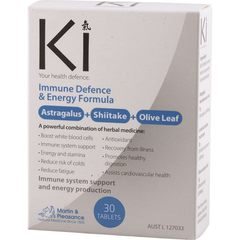 Martin & Pleasance Ki Immune Defence & Energy Formula 30t