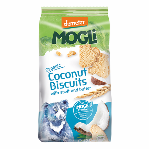 Mogli Spelt Biscuits with Coconut 125g x 7 packs