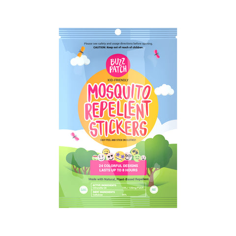 The Natural Patch Co. BuzzPatch Organic Mosquito Repellent Stickers x 24 Pack