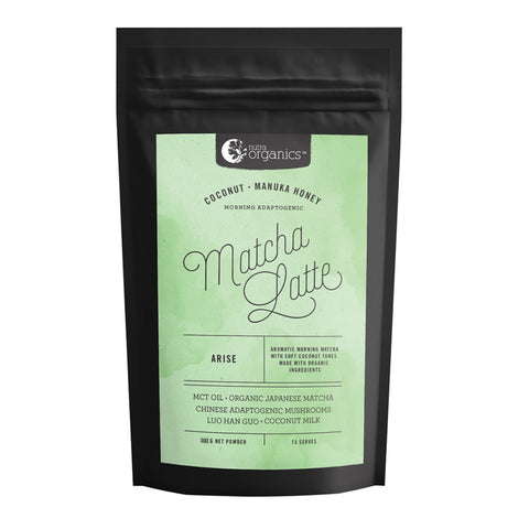 Nutra Organics Matcha Latte (Coconut & Manuka Honey - Morning Adaptogenic) 500g