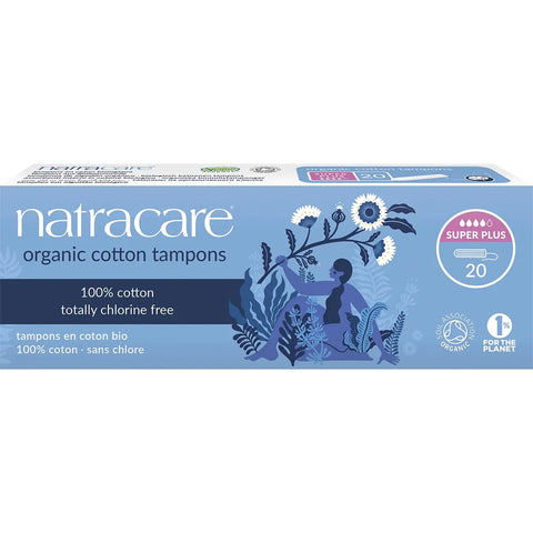 Natracare Super Tampons (Non-Applicator) 20 pack