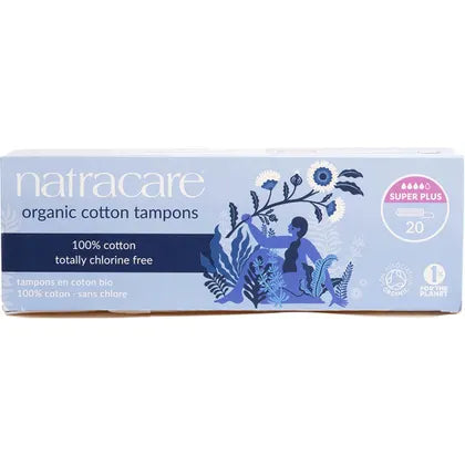 Natracare Super Plus Tampons (Non-Applicator) 20 pack