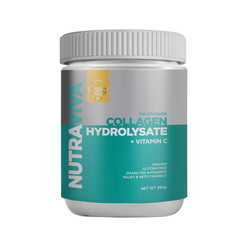 NutraViva NesProteins Collagen Hydrolysate + Vitamin C Lemon 350g