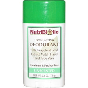 Nutribiotic Long Lasting Unscented Deodorant 75g