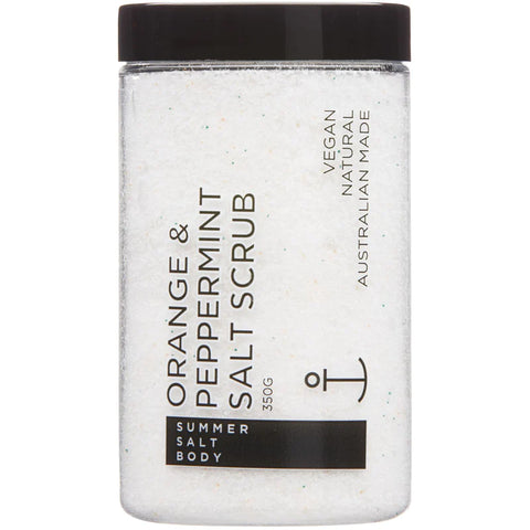 Summer Salt Body - Salt Scrub - Orange & Peppermint - 350g