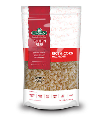 Orgran Gluten Free Pasta Rice & Corn Macaroni 350g x 5