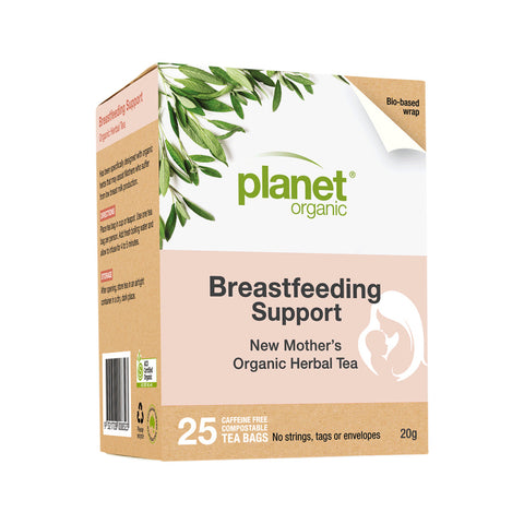 Planet Organic Organic Breastfeeding Support Herbal Tea x 25 Tea Bags