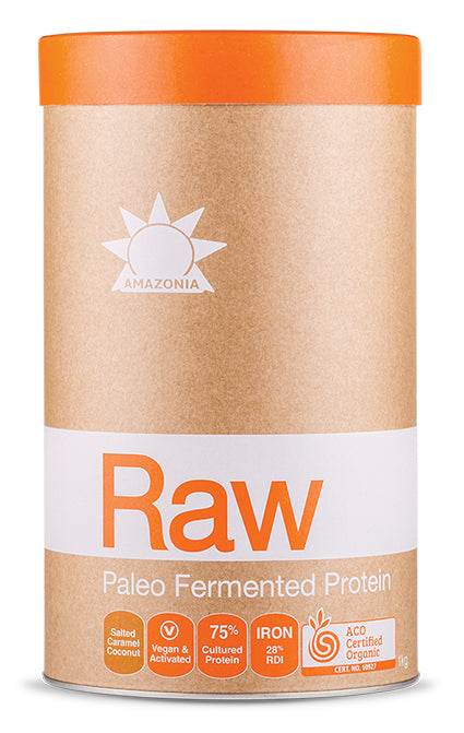 Amazonia Raw Paleo Fermented Protein - Salted Caramel Coconut 1kg