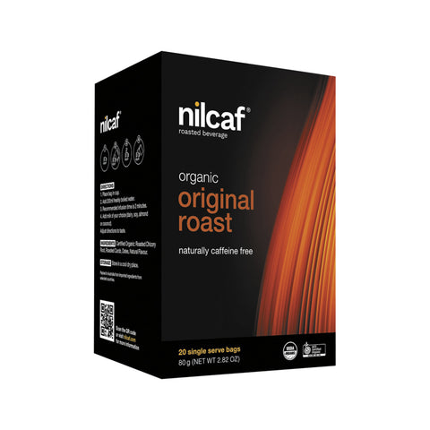 Planet Organic Nilcaf Organic Roasted Beverage (Caffeine Free) Bags Original Roast x 20 Pack