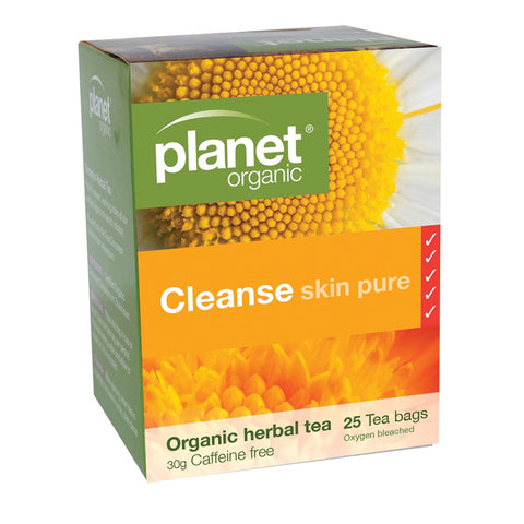Planet Organic Organic Cleanse Skin Pure Tea x 25 Tea Bags