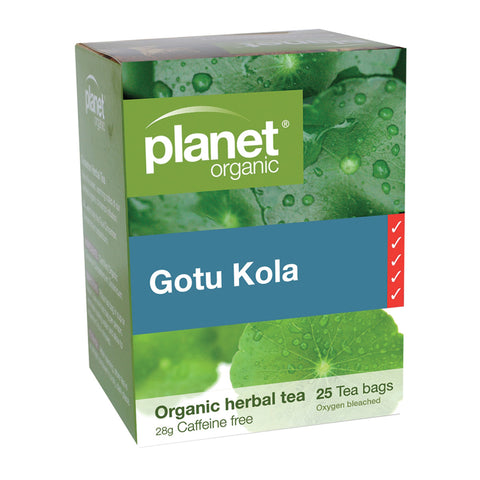 Planet Organic Organic Gotu Kola Herbal Tea x 25 Tea Bags