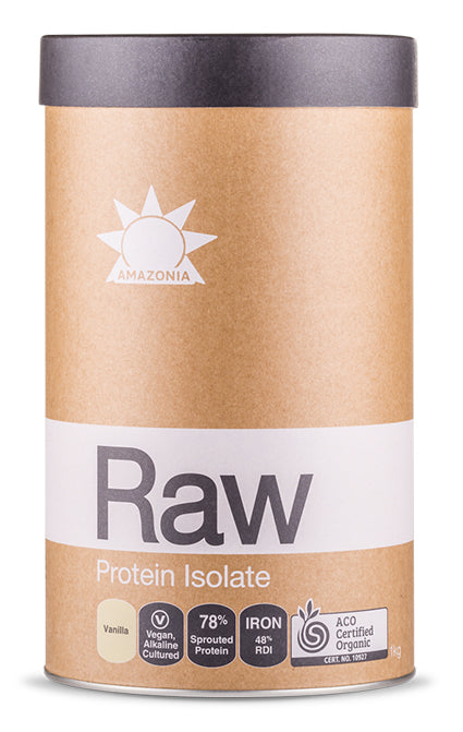 Amazonia Raw Protein Isolate Vanilla 1kg