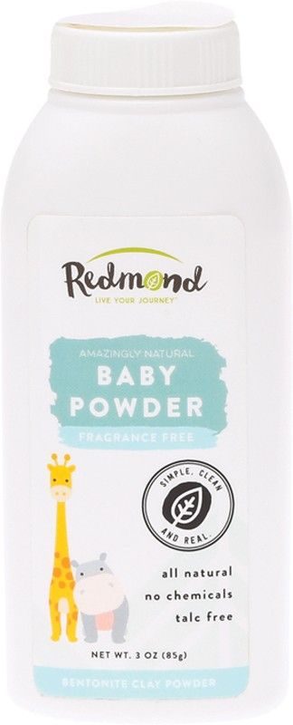 Redmond Clay Baby Powder - Fragrance Free 85g