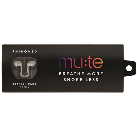 Rhinomed Mute Snoring Device Starter Pack (1 of each size)