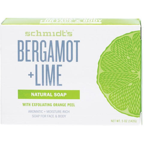 Schmidt's Natural Soap Bergamot + Lime 142g
