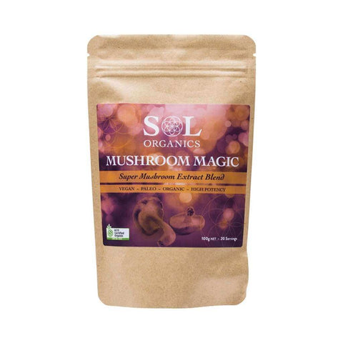 Sol Organics Mushroom Magic Super Mushroom Extract Blend 100g