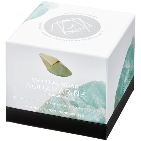 Summer Salt Body - Crystal Soap Aquamarine - Lemongrass 155g