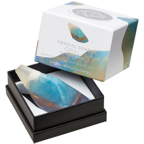 Summer Salt Body - Crystal Soap - Opal - Coconut & Vanilla 155g