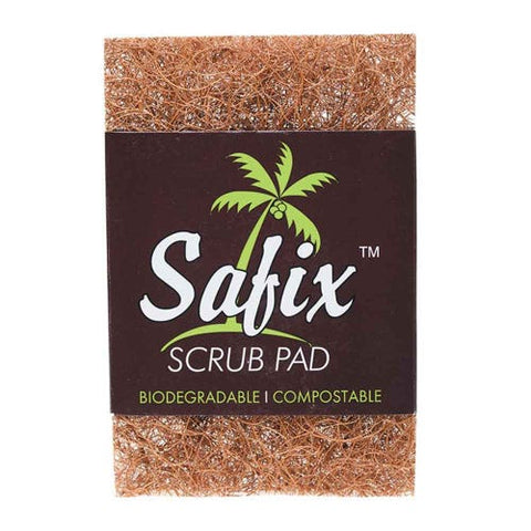 Safix Scrub Pad - Large Biodegradable & Compostable x 5 packs
