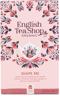 English Tea Shop Organic Wellness Tea Shape Me 20pc x 6 boxes