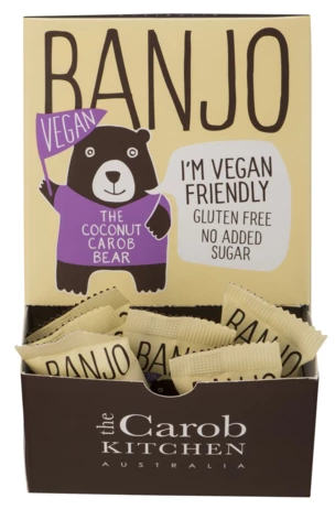 The Carob Kitchen Banjo Vegan Coconut Bear 50x15g