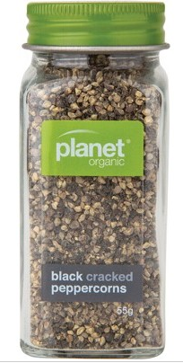 Planet Organic Cracked Black Pepper 55g