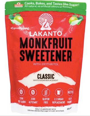 Lakanto Monkfruit Sweetener Classic with Erythritol 800g